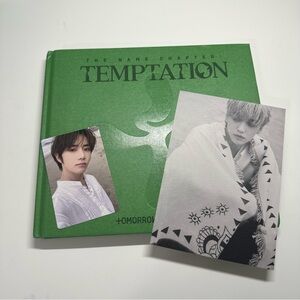 TXT the name chapter Temptation album + beomgyu photocard